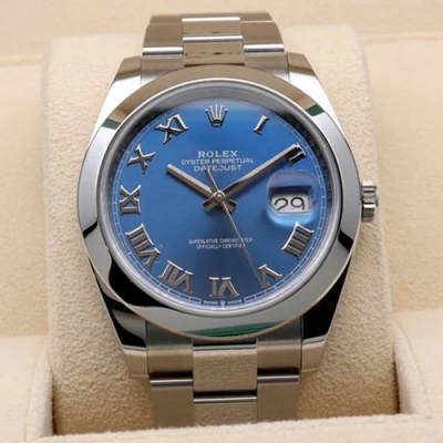 ROLEX M126300 デイトジャスト 41mm ブルーローマ n級品