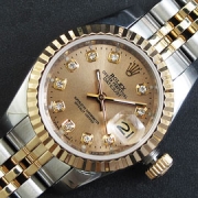 ROLEX デイトジャスト ステンレス/ゴールド レディース ポイント