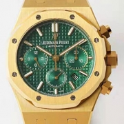 AUDEMARS PIGUET 26331BA ロイヤルオーク クロノグラフ グリーン 日付表示
