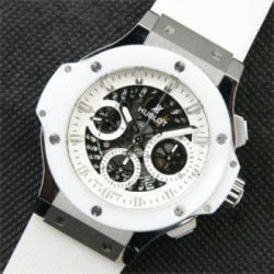 HUBLOT アエロバン スケルトン文字盤 セラミック素材 新品入荷