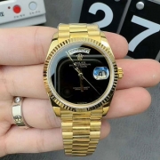 ROLEX 18238 デイデイト オニキス文字盤 美しい仕上がり