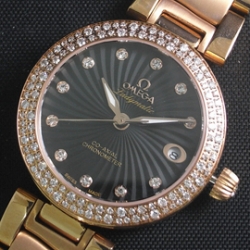 OMEGA デビル レディマティック ピンクゴールド 彼女へ