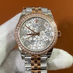 ROLEX M278381RBR デイトジャスト 31mm シルバーフローラル 商品満載