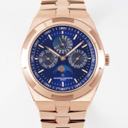 VACHERON CONSTANTIN 4300V/120R-B509 オーヴァーシーズ エクストラフラット パーペチュアルカレンダー ブルー