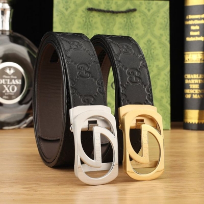 グッチ メンズ ベルト 自動バックル 35mm