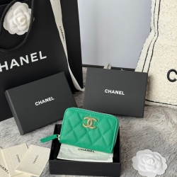 CHANEL カードケース カーフレザー レディース 11×7.5cm