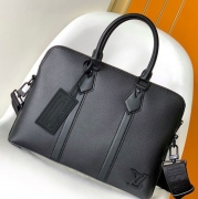 LOUIS VUITTON ブリーフケース LVアエログラム レザー メンズ 39×29×7cm