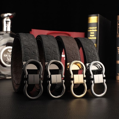 フェラガモ メンズ ベルト 両面用 3.5cm