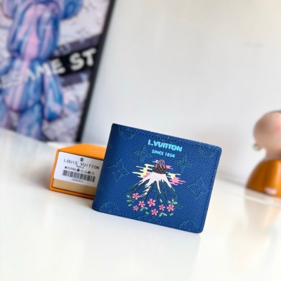 LOUIS VUITTON スレンダー ウォレット モノグラム キャンバス メンズ 11×8.5×2cm