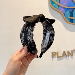 ディオール スタイル ヘアバンド ボウ