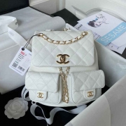 シャネル スタイル デュマ リュック サイズ：21×20×12cm