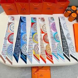 エルメス カレイドスコープツイリー小スカーフ 5x86.5cm