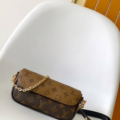 LV ショルダーバッグ ウォレットオンチェーン アイビー 23.5×12×4.3cm