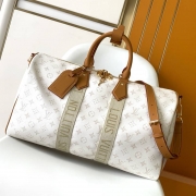 LOUIS VUITTON キープオール バンドリエール 45 モノグラムヘリテージ メンズ 45×27×20cm