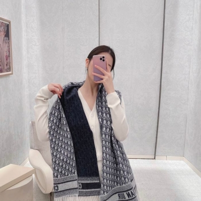 ディオール オブリークプリントスカーフ