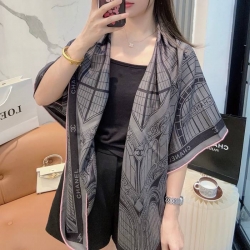 シャネル シルクベロアスカーフ 140x140cm