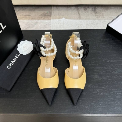 【CHANEL】25Pバレエシューズレディース