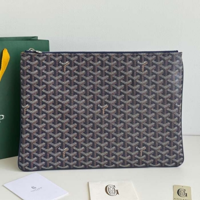 GOYARD MGM クラッチバッグ コットンキャンバス ユニセックス 37×26×1.5cm
