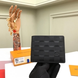 LOUIS VUITTON スレンダー ウォレット カーフレザー メンズ 11.9×9cm