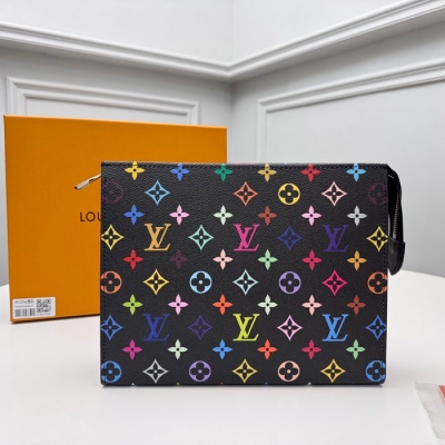 LOUIS VUITTON 化粧ポーチ モノグラム マルチカラー レディース 25×20×5.5cm