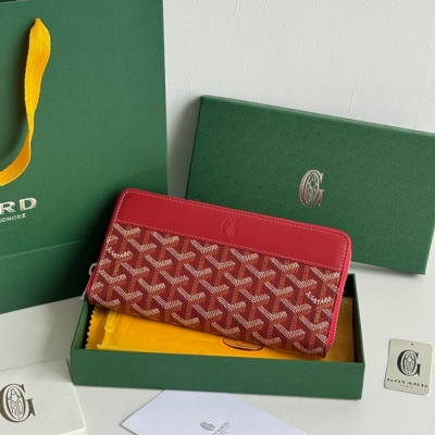 GOYARD ロングウォレット コットンキャンバス ユニセックス 20×11×2.3cm
