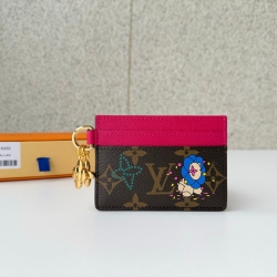 LOUIS VUITTON ポルト カルト チャーム モノグラム キャンバス レディース 2×7.3×0.3cm