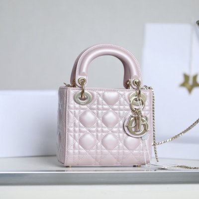 ディオール ハンドバッグ レディディオール 17×15×7cm