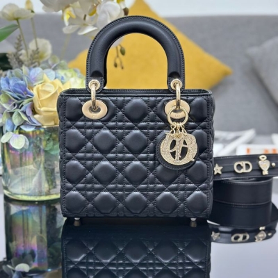 ディオール ハンドバッグ レディディオール 20×16.5×8cm