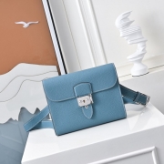 HERMES サックアデペッシュ 21 カラーブロック トートバッグ ユニセックス 21×17×4cm