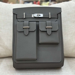 HERMES ハックアドス バックパック 取り外しポーチ付き メンズ 26×36×11cm