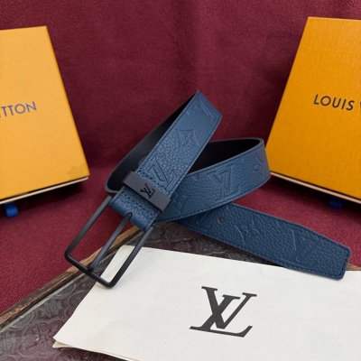 LV メンズ ベルト モノグラム 3.5cm