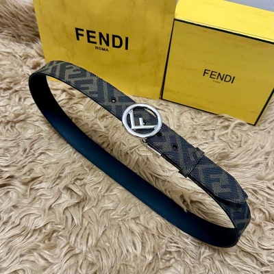 フェンディ メンズ ベルト FF 3.5cm