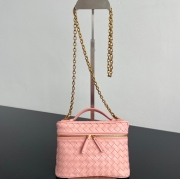 BV ショルダーバッグ レザー ポーチ 化粧ポーチ 19×14×3cm