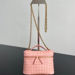 BV ショルダーバッグ レザー ポーチ 化粧ポーチ 19×14×3cm