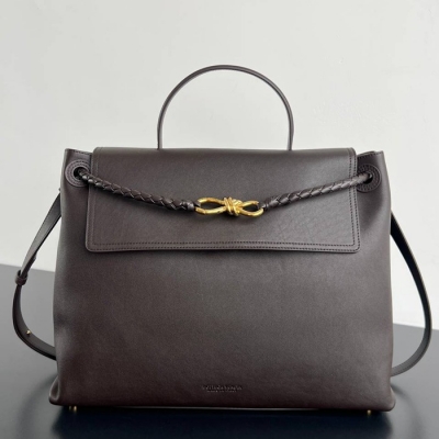 BV ショルダーバッグ レザー ハンドバッグ チャオチャオ 42×32×15cm