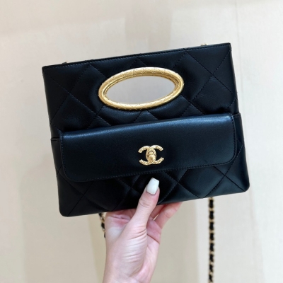 シャネル ハンドバッグ 19×25×3cm