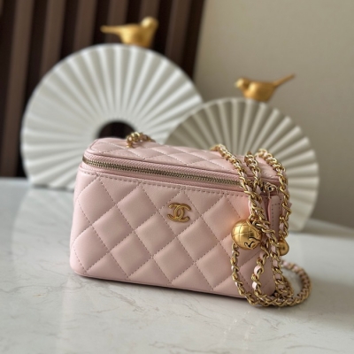 シャネル ポーチ 化粧ポーチ 16×9.5×8cm