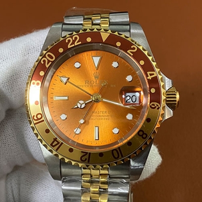 ROLEX GMTマスター II 16713 茶金ベゼル 2813搭載 ブラウン