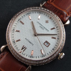 VACHERON CONSTANTIN パトリモニー トラディショナル 全面ダイヤベゼル 絶対退色しない