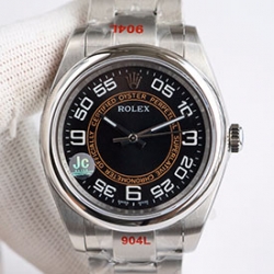ROLEX 116000 オイスターパーペチュアル ブラック オレンジサークル