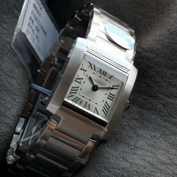 CARTIER WSTA0065 タンクフランセーズ SM 21.2mm 気分上昇
