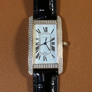 CARTIER WB704751 タンクアメリカン レディース 腕時計老舗