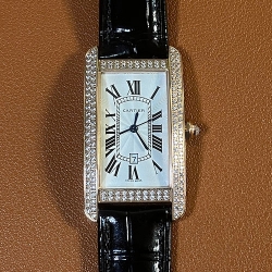 CARTIER WB704751 タンクアメリカン レディース 腕時計老舗