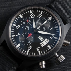IWC パイロット クロノ トップガン スイス7750 28800振動