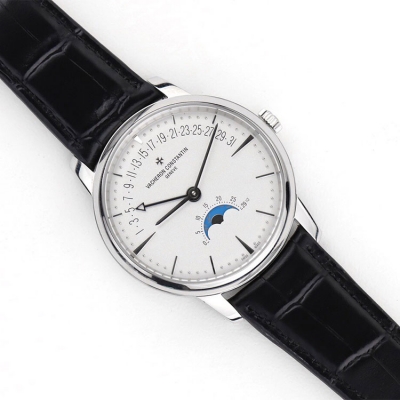 VACHERON CONSTANTIN 4010U/000G-B330 ムーンフェイズ レトログラードデイト ホワイト メンズ