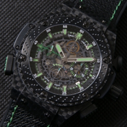 HUBLOT キングパワー アイルトンセナ 28800振動 自動巻き