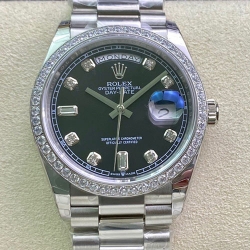 ROLEX 118346A デイデイト ブラック 自動巻き 超美品