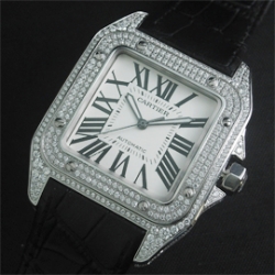 CARTIER サントス100 ラージ Swiss SW200-1搭載