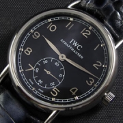 IWC ポルトフィーノ 黒文字盤 クロコ革バンド 割安 コピー
