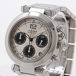 CARTIER W31048M7 パシャC クロノグラフ